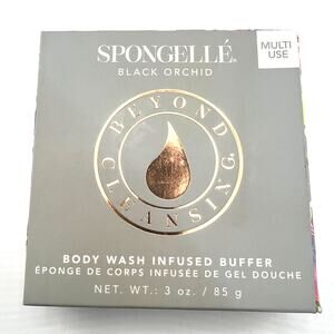 Spongellé Black Orchid Body Wash Infused Buffer sponge cleansing exfoliating